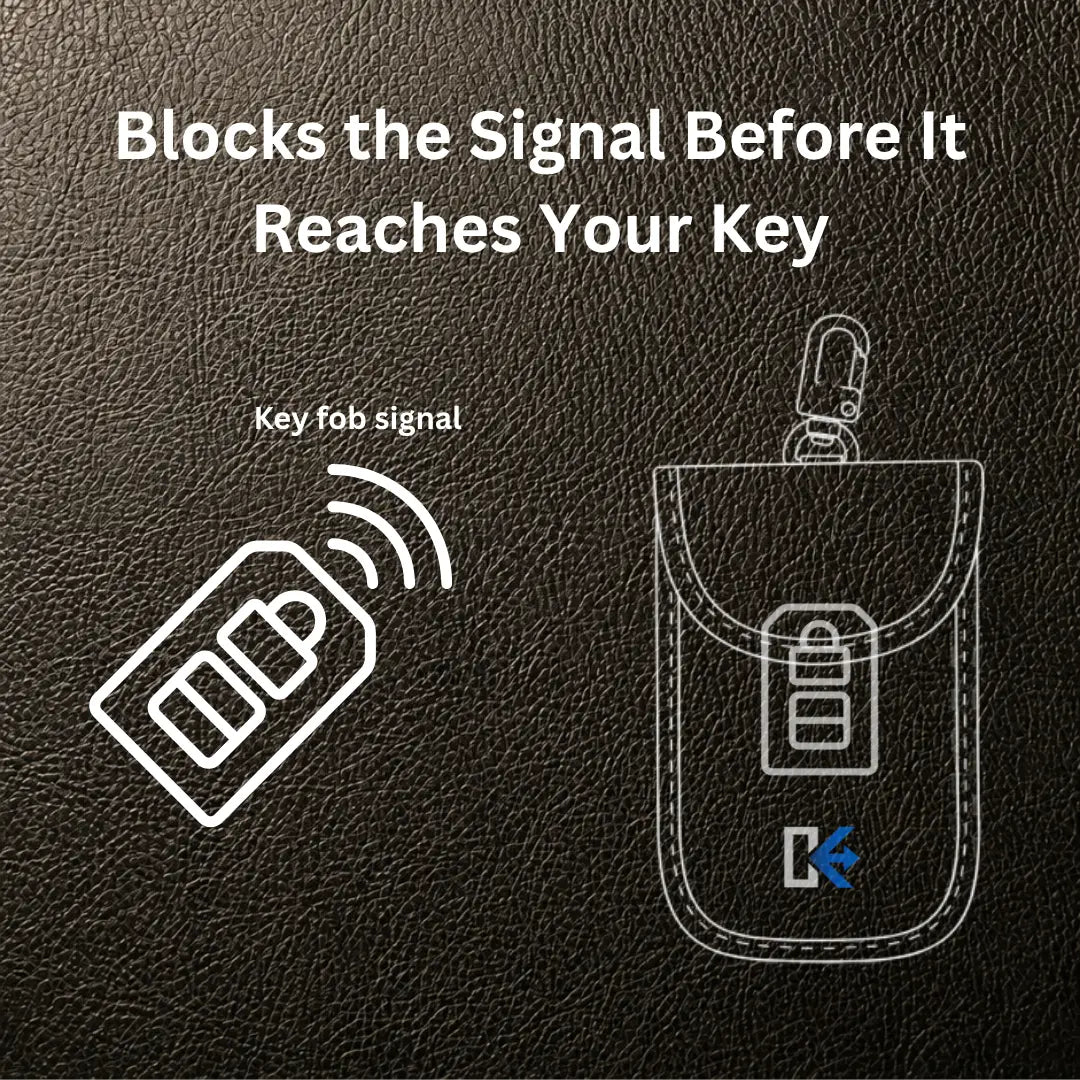 BLOCKT Faraday Key Pouch - Stop Relay Car Theft in Seconds